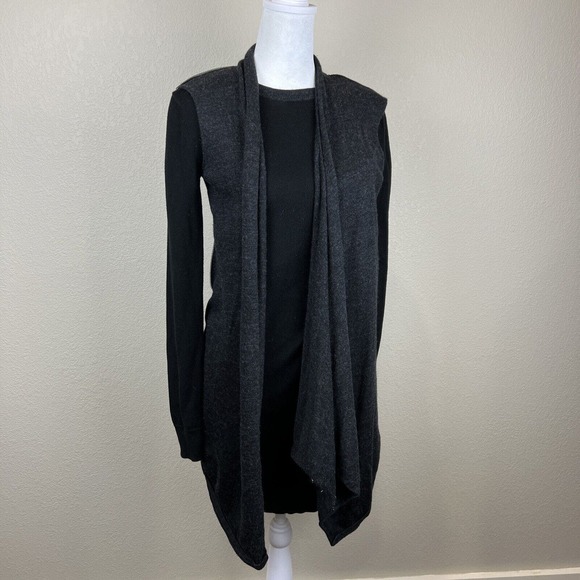 All Saints Dress Women Eight Black Drina‎ Vest Wool - Picture 1 of 14